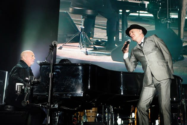 Billy Joel and Sting perform in concert at Raymond James Stadium on February 24, 2024 in Tampa, Florida. - Credit: Myrna M. Suarez/Getty Images