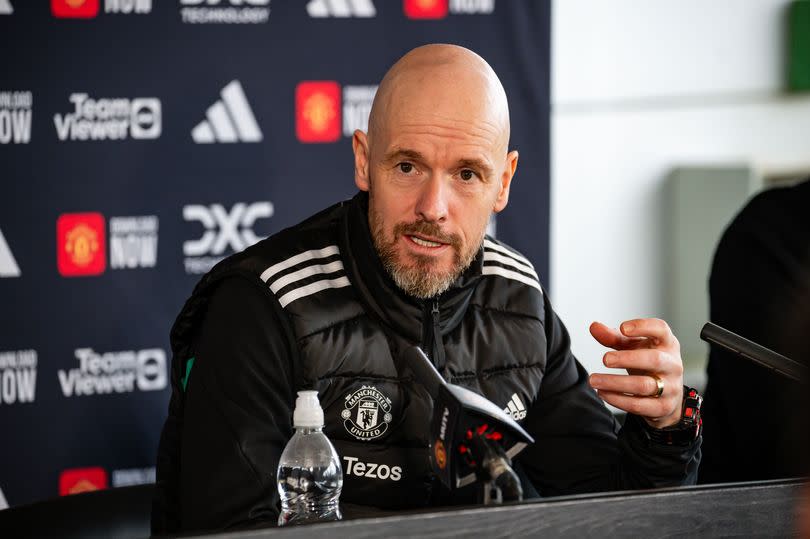 Erik ten Hag hit back at Manchester United's critics on Tuesday lunchtime. -Credit:Ash Donelon/Manchester United via Getty Images.