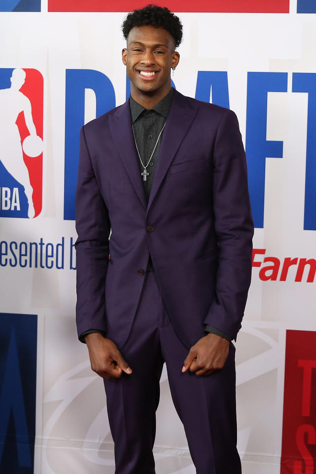 NBA draft fashion statements: The good, bedazzled and sockless - Los  Angeles Times