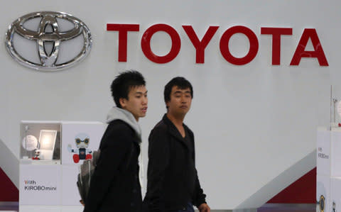 Toyota showroom - Credit: AP