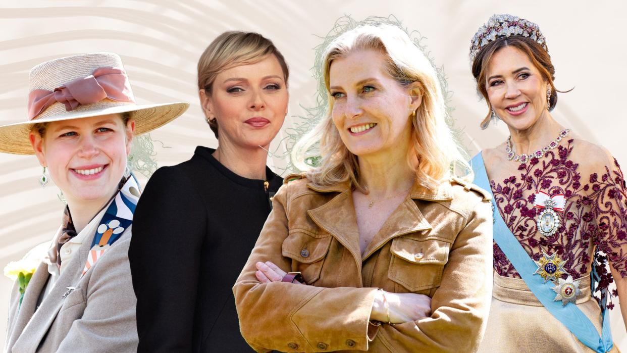 lady louise, princess charlene, duchess sophie, queen mary