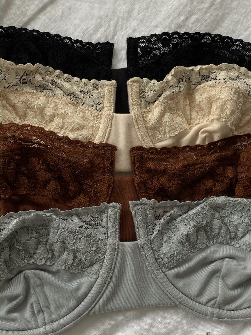 The We Wore What intimates collection includes a selection of underwire bras. - Credit: Courtesy Photo