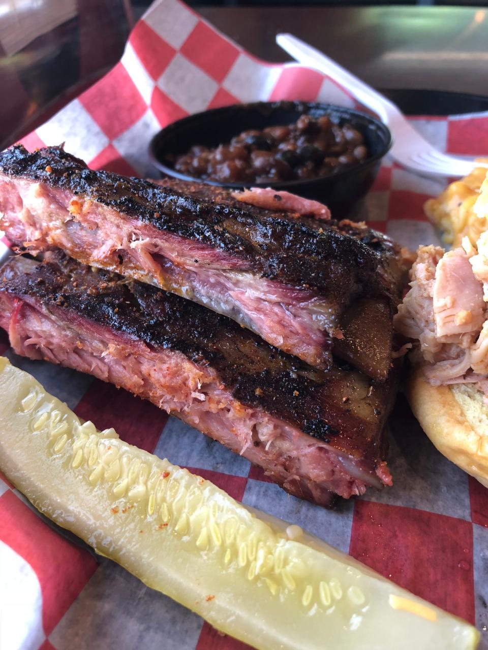 Backyard Grill BBQ's ribs.