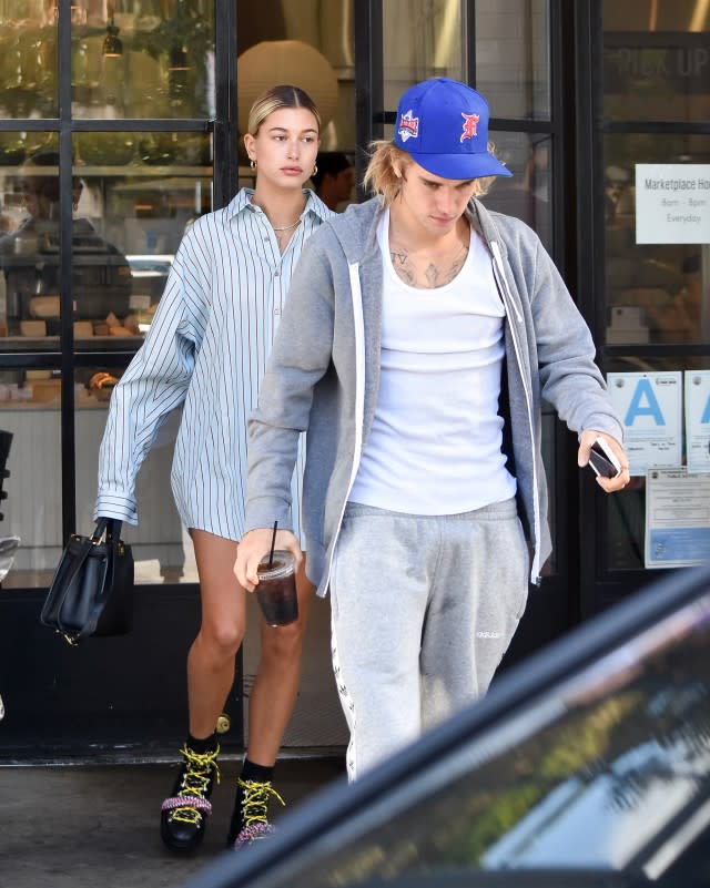 Hailey Baldwin and Justin Bieber