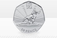 2012 Olympics wrestling 50p