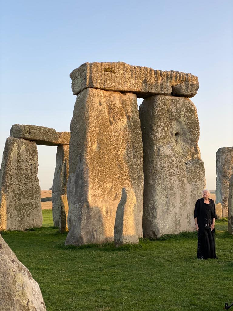 Vanessa Redgrave at Stonehenge (BBC/PA)