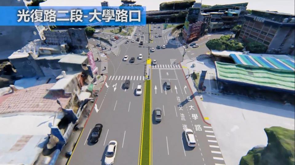 竹市爭取8.6億元改善全市101路口行人安全設施。（圖：市府提供）