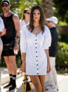 <p>The newlywed wore white as she made the scene at Coachella. Fun fact: She <a rel="nofollow" href="https://finance.yahoo.com/news/emily-ratajkowski-wedding-suit-only-160000101.html" data-ylk="slk:skipped white on her wedding day;elm:context_link;itc:0;sec:content-canvas;outcm:mb_qualified_link;_E:mb_qualified_link;ct:story;" class="link  yahoo-link">skipped white on her wedding day</a>. (Photo: Christian Vierig/GC Images) </p>