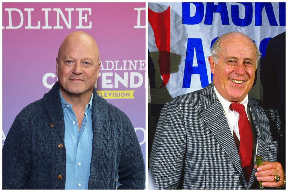 Michael Chiklis plays Boston Celtics executive Red Auerbach.