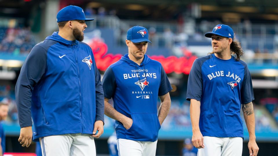 The Toronto Blue Jays' priority this off-season will surely be bolstering their shaky starting pitching rotation. (Getty Images)