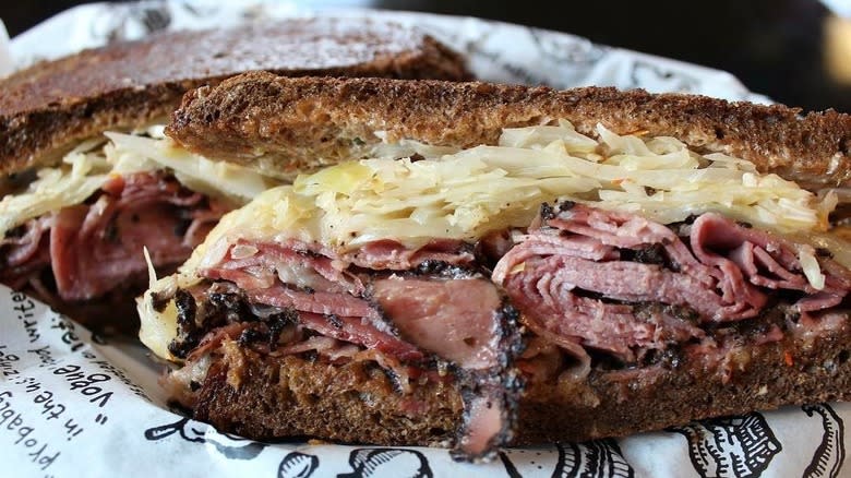 Zingerman's pastrami sandwich