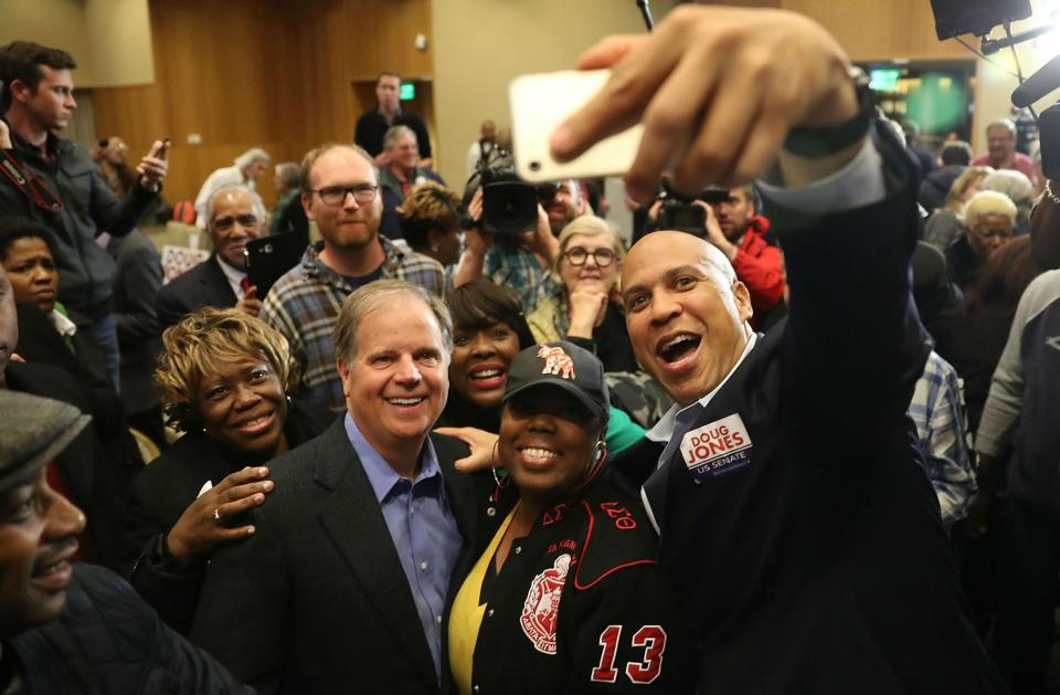 Mr Jones must persuade black voters to come out for him if he is to win: Getty