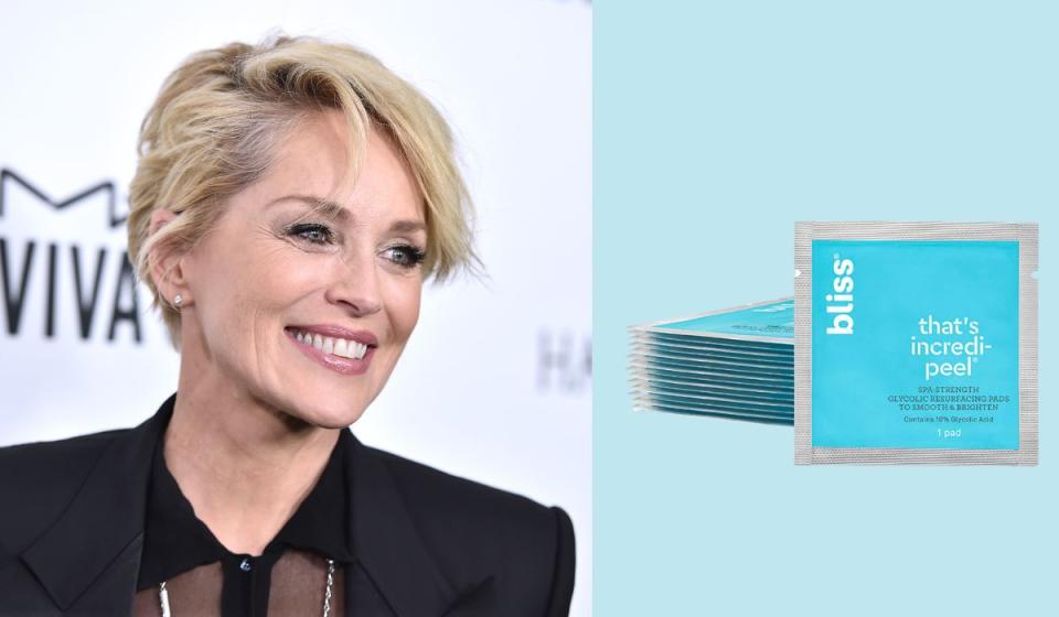 Sharon Stone and Bliss resurfacing pads