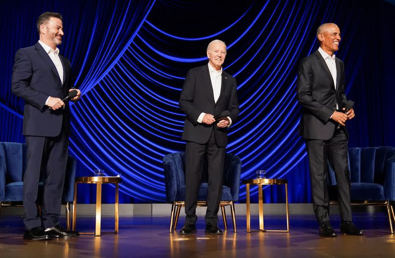 U.S. President Biden holds a star-studded campaign fundraiser in Los Angeles