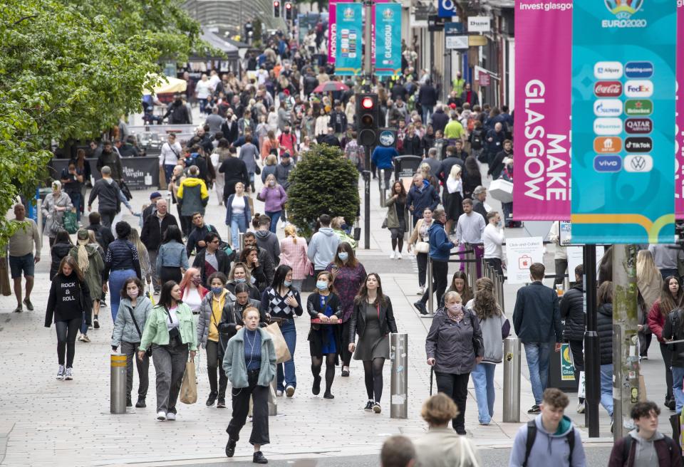 Glasgow Chamber of Commerce is downbeat about the lack of workers returning to offices (Jane Barlow/PA) (PA Wire)