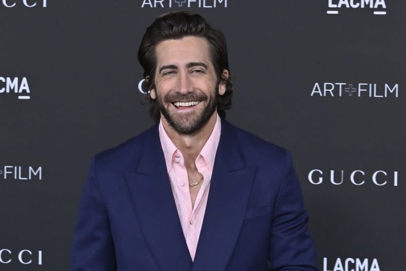 Jake Gyllenhaal attends the LACMA Art+Film gala in 2021. File Photo by Jim Ruymen/UPI