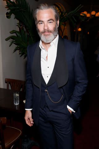 <p>Paul Morigi/Getty</p> Chris Pine attends the CAA Kickoff Party for The White House Correspondents' Dinner Weekend