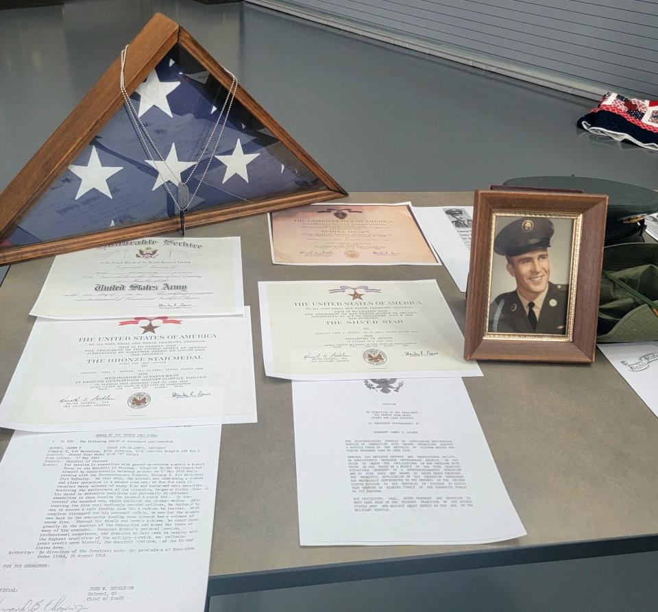 U.S. Army Sergeant James Haider received many medals and citations for his service.