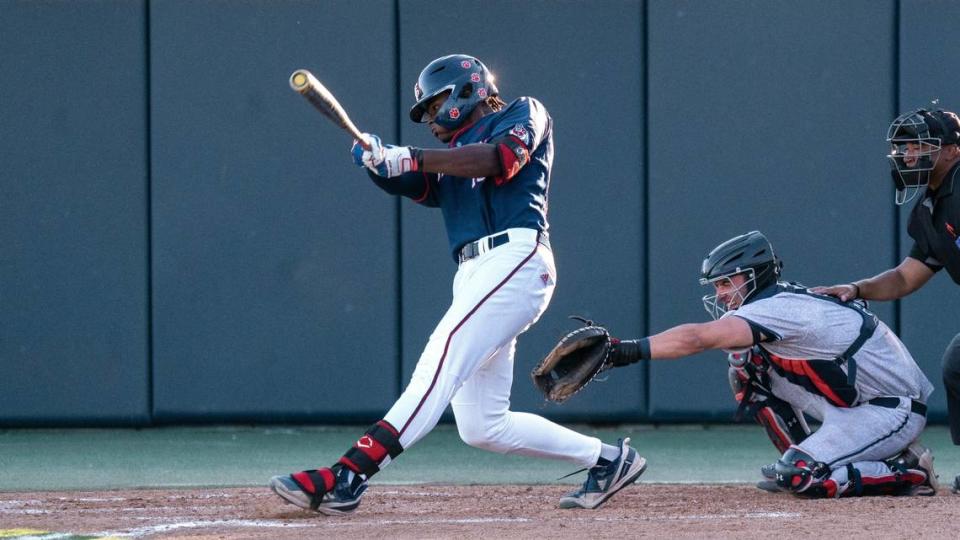 Fresno State freshman Murf Gray enters the Mountain West Conference Tournament batting .318 with 12 RBI over the Bulldogs’ past 10 games.