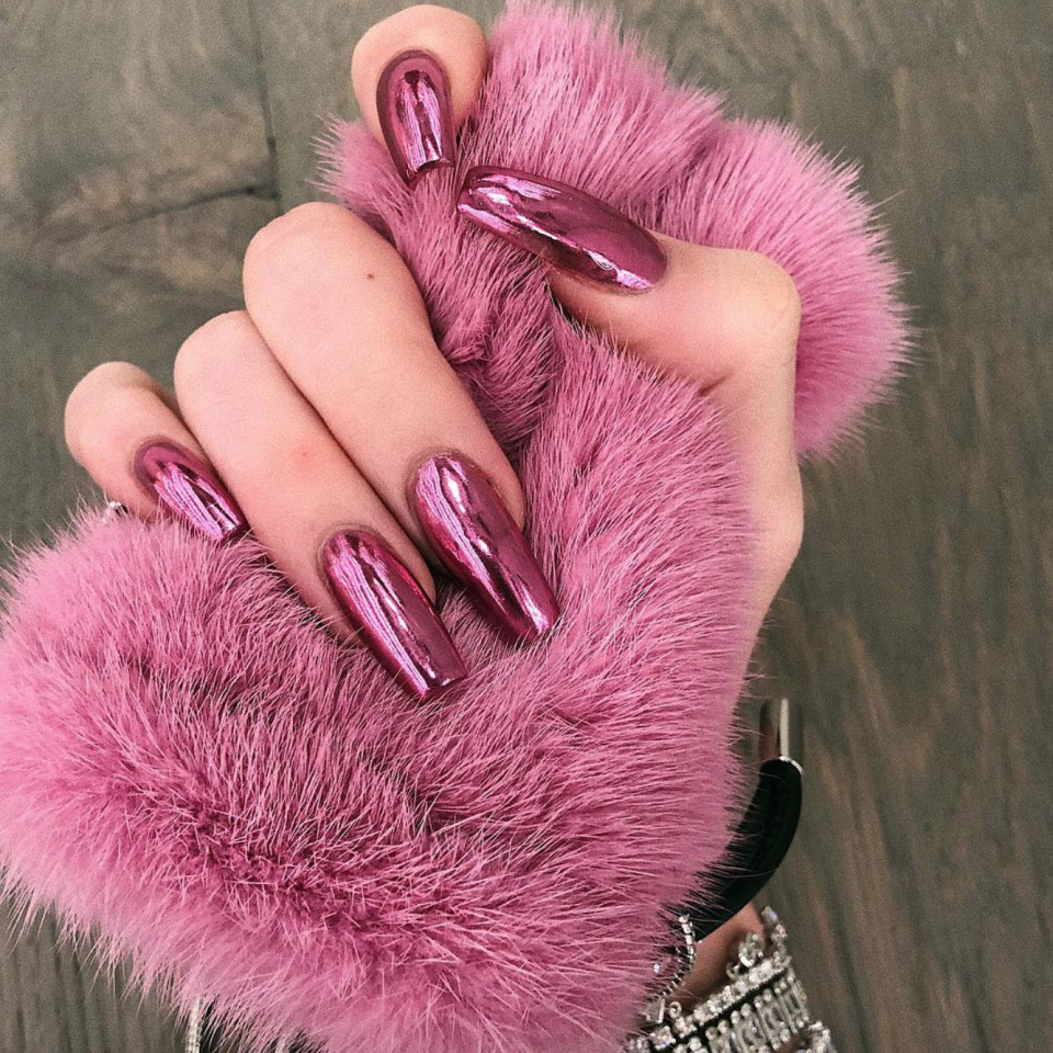 Kylie Jenner's Pink Chrome