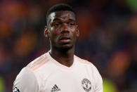 Soccer Football - Champions League Quarter Final Second Leg - FC Barcelona v Manchester United - Camp Nou, Barcelona, Spain - April 16, 2019 Manchester United's Paul Pogba after the match REUTERS/Albert Gea