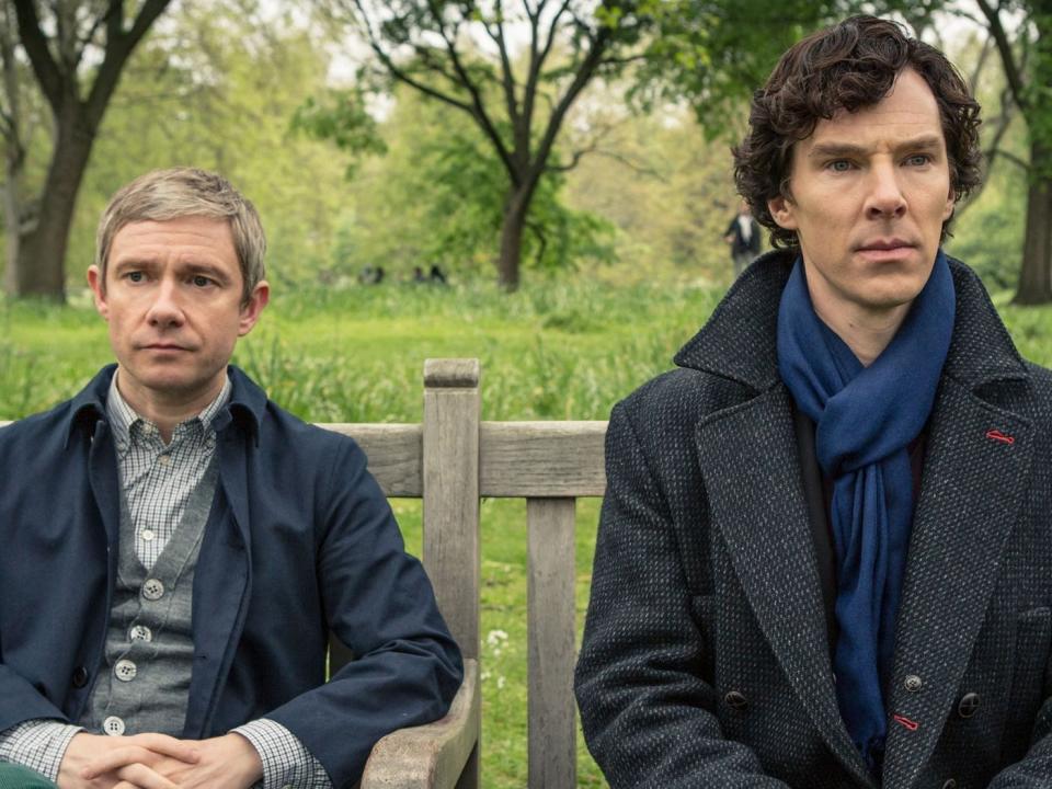 Benedict Cumberbatch and Martin Freeman