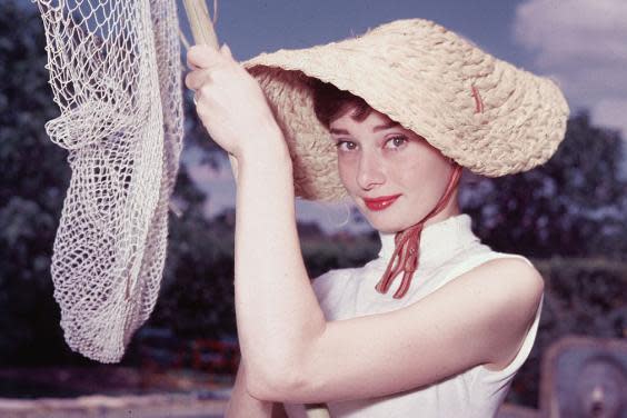 The Belgian-born actress captured in a photo from the early 1950s before she shot to stardom (Getty)