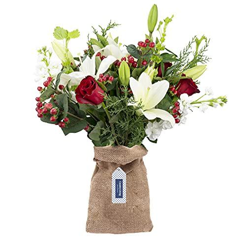 5) Christmas Rose and Lily Bouquet