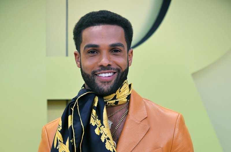 Lucien Laviscount attends the Versace FW23 show in 2023. File Photo by Chris Chew/UPI