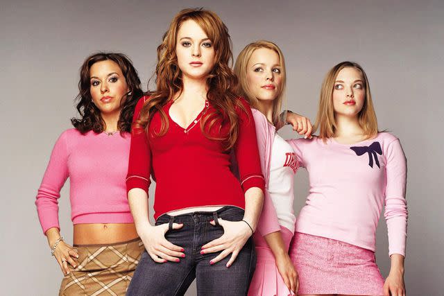 Everett Collection Lacey Chabert, Lindsay Lohan, Rachel McAdams, and Amanda Seyfried in 'Mean Girls'