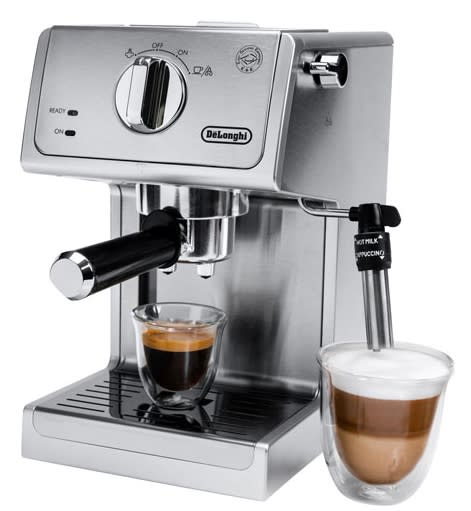 De'Longhi Manual Espresso & Cappuccino Machine. (Image via Best Buy)