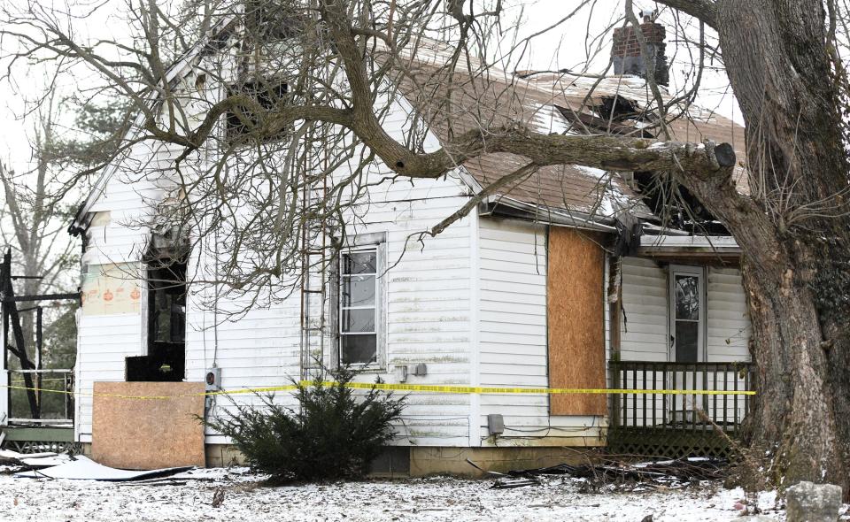 The State Fire Marshal's Office has ruled the fire in the 11/2-story house on Eastland Avenue NE in Nimishillen Township was the work of an arsonist.