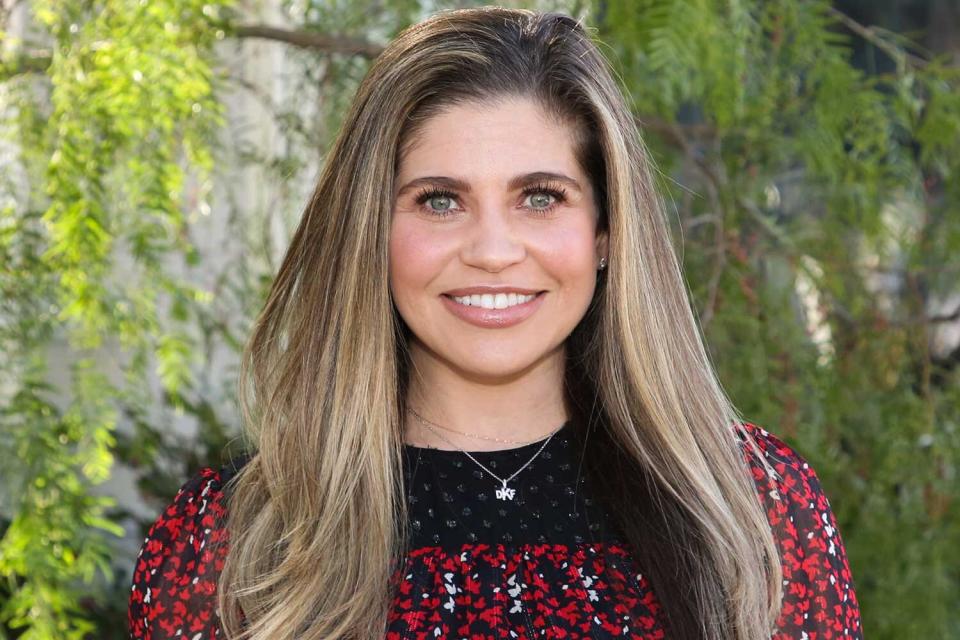 Actress Danielle Fishel visits Hallmark Channel's "Home &amp; Family" at Universal Studios Hollywood on January 28, 2020 in Universal City, California.