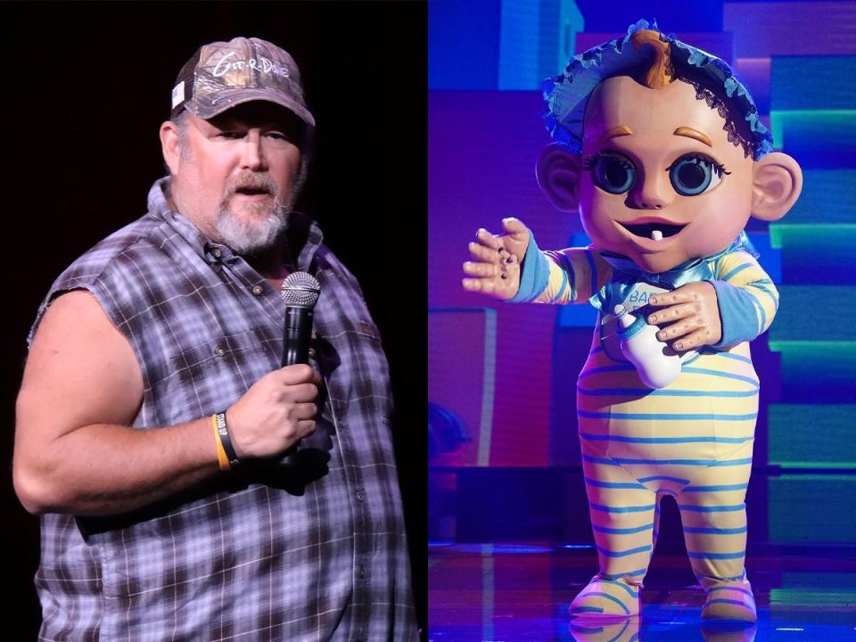 Larry the Cable Guy performed as "The Baby" during season six of "The Masked Singer."