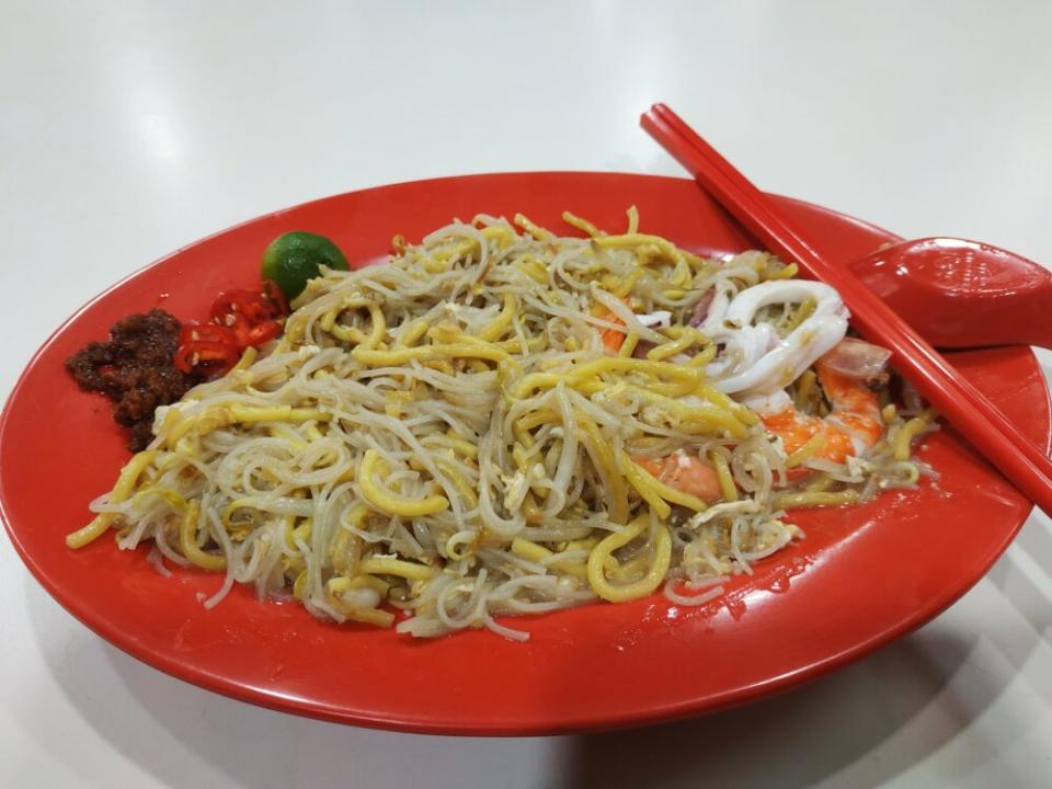 Hokkien mee - Ah Hock Fried Hokkien Noodles Hokkien mee