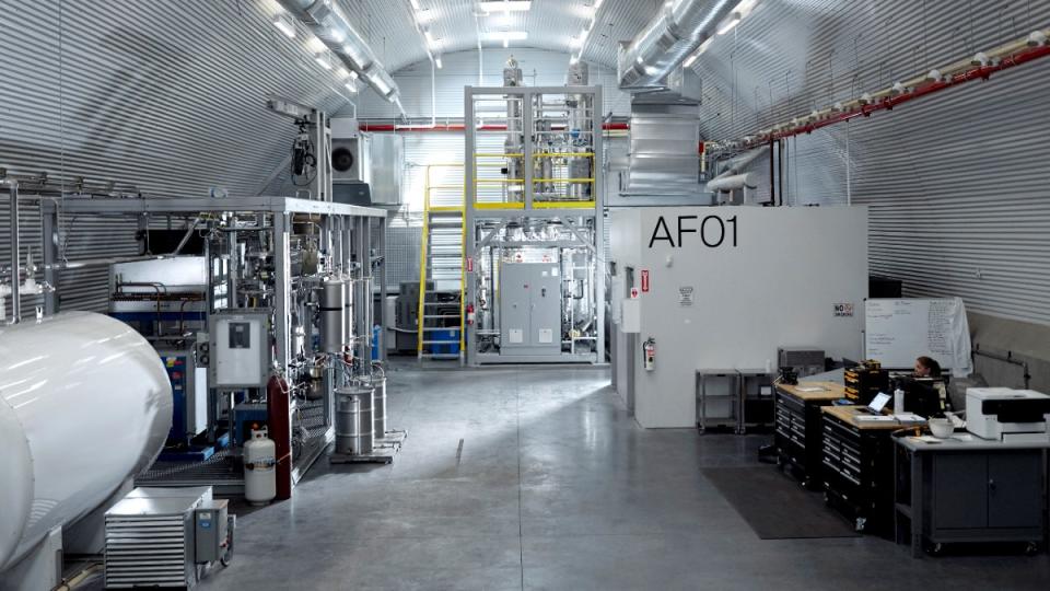 Sustainable Aviation Fuel, or eSAF production facility. 