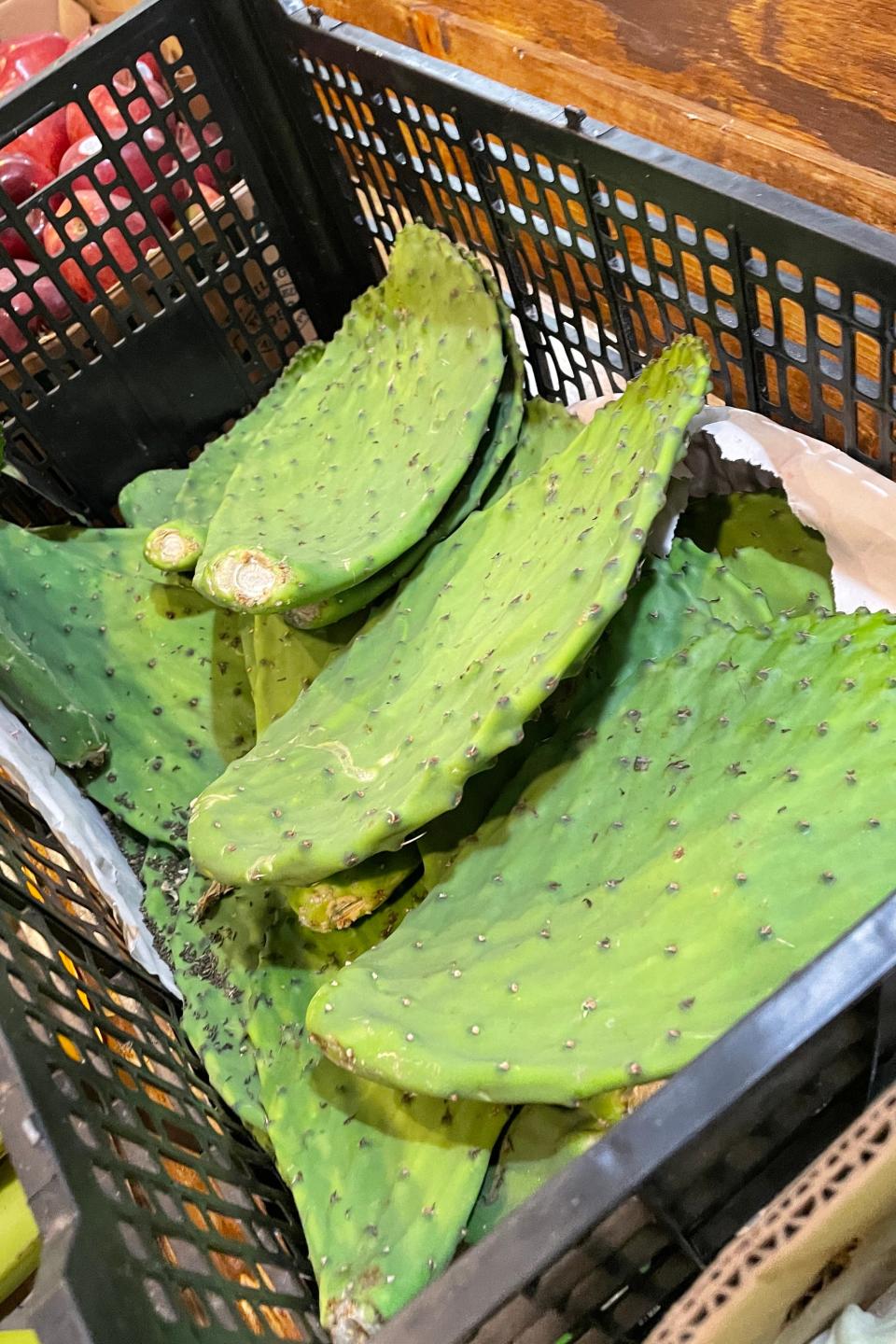 Nopal, or prickly pear cactus, is available at Josy's Latina Tienda Market in Crestview.