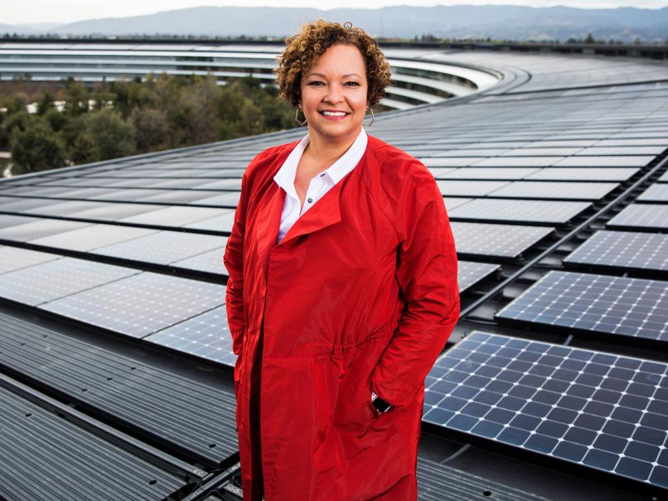 Thanks to Lisa Jackson and her team, Apple's global operations now run on 100 percent renewable energy.