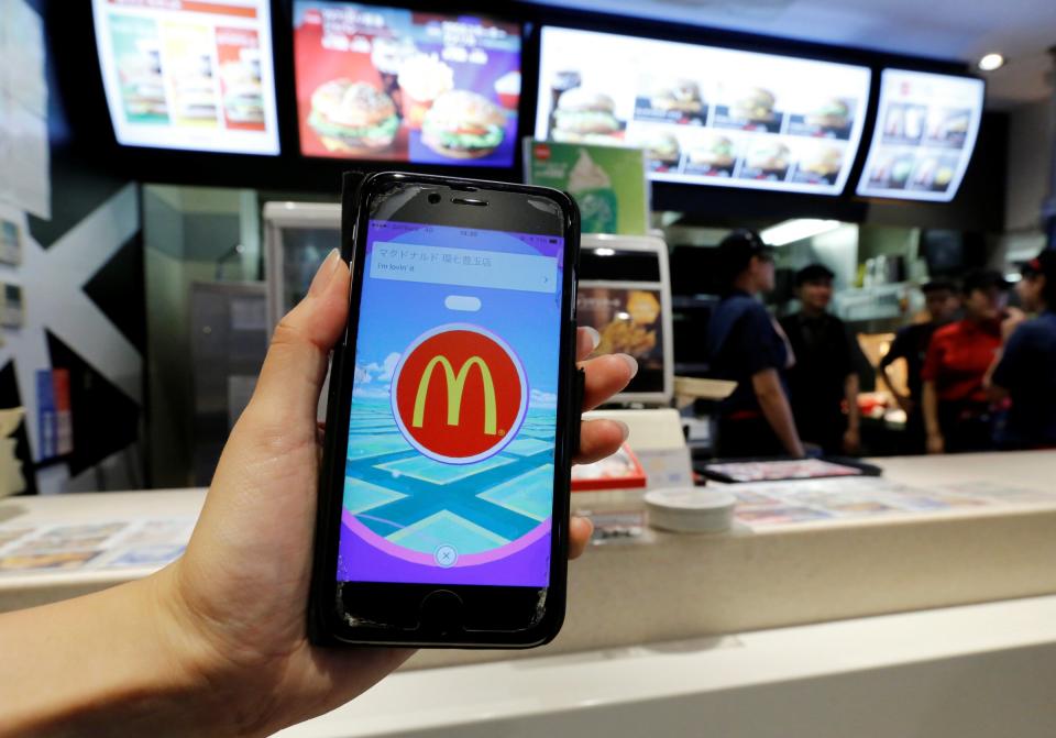 Pokemon GO in Japan, McDonald's sponsored Pokestop