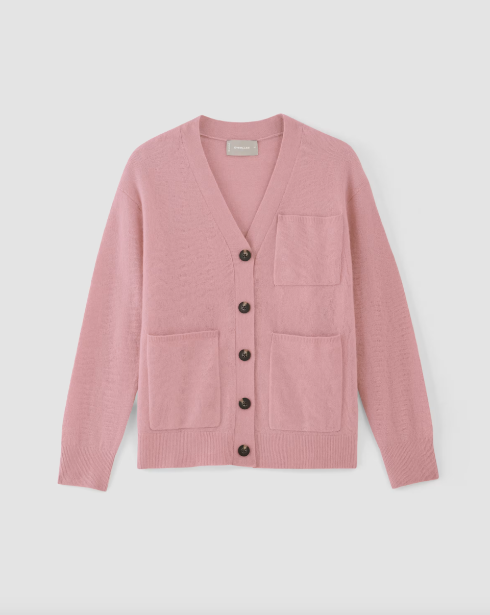 The Cozy-Stretch Relaxed Cardigan (Photo via Everlane)