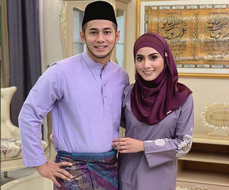 Actor Fizo Omar and his wife Mawar Abdul Karim before their separation. — Instagram/mawar_karim