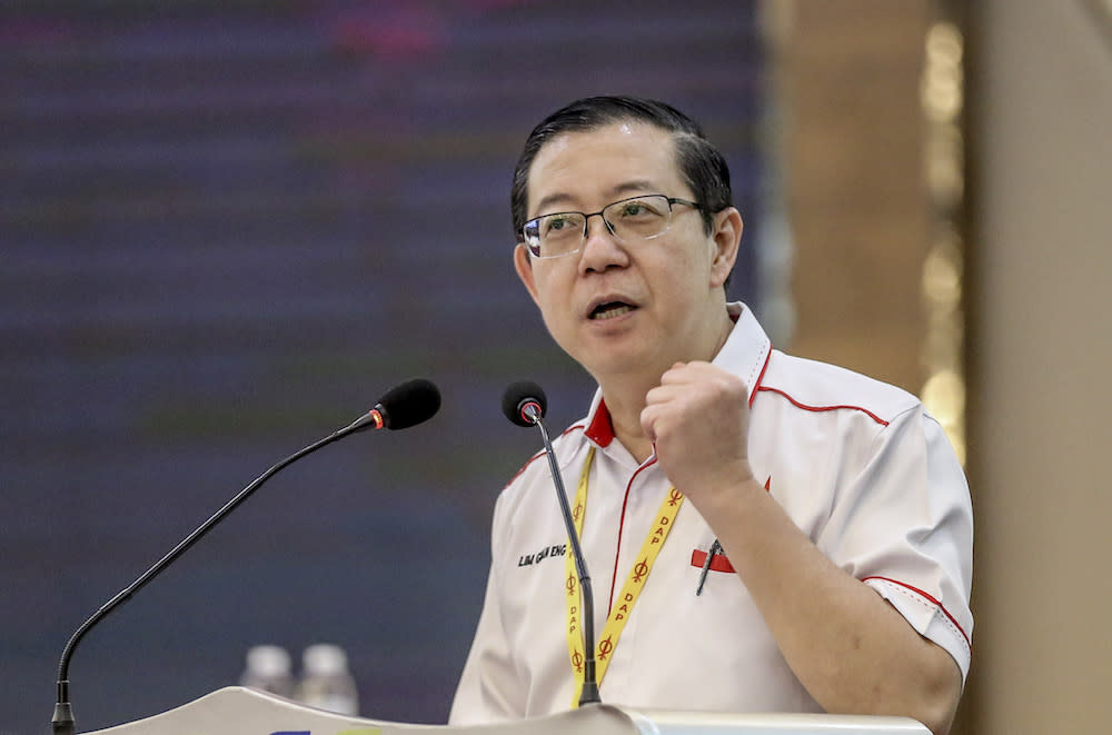 In June last year, Finance Minister Lim Guan Eng revealed that the government had paid RM8.3 billion for the two projects worth RM9.4 billion despite only completing 13 per cent of the work.  — Picture by Firdaus Latif