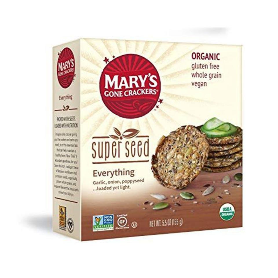 1) Mary's Gone Crackers 'Everything' Super Seed Crackers