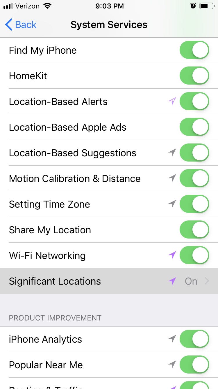 how to change location on iphone