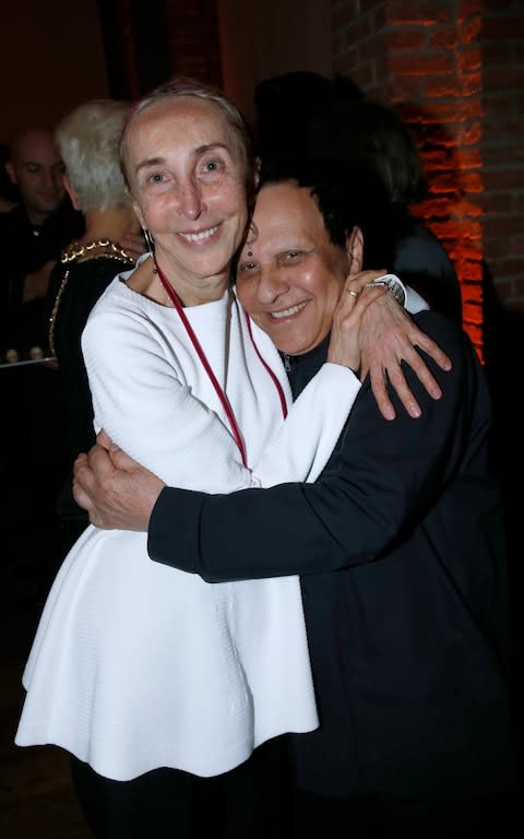 alaia and carla sozzani - Credit: Bertrand Rindoff Petroff