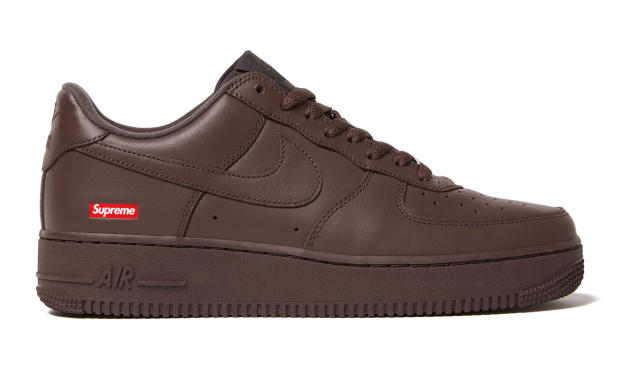 The Supreme x Nike Air Force 1 Baroque Brown Releases November