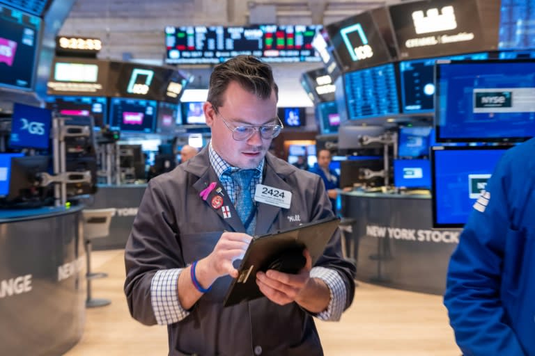 Un opérateur du New York Stock Exchange (SPENCER PLATT)