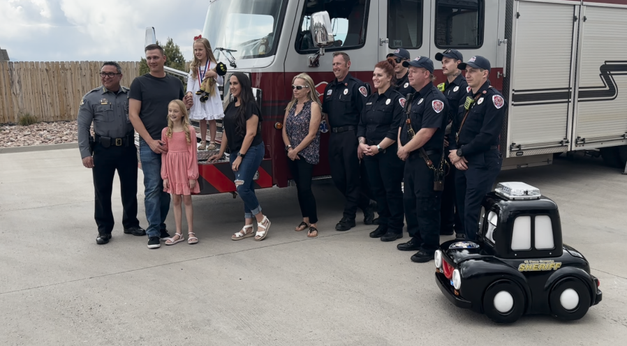 Brave four-year-old awarded 911 Hero Award