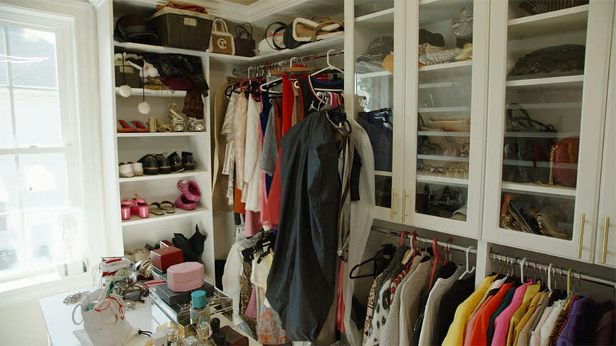 Candiace Dillard Bassett's closet.