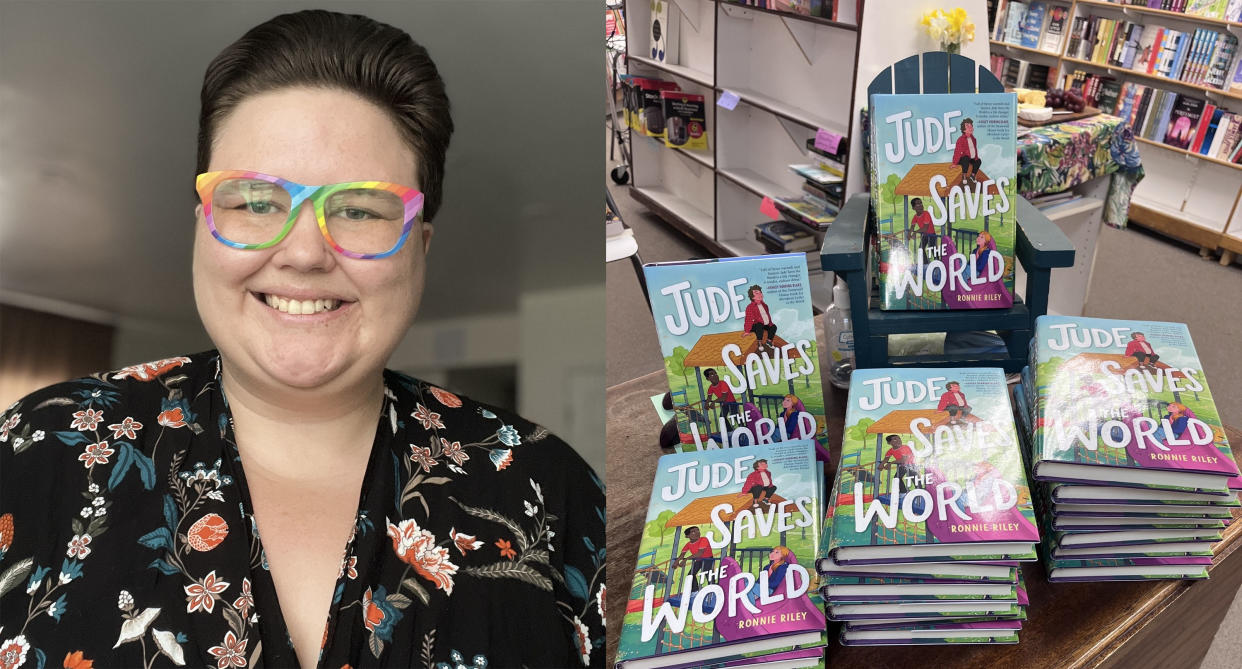 Ronnie Riley just released their debut novel, Jude Saves the World. 